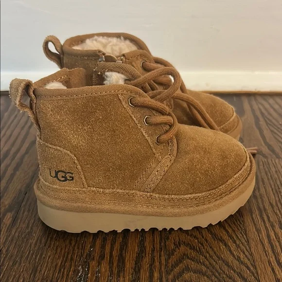 UGG | Shoes | Ugg Brown Suede Ankle Boots With Laceup Design 